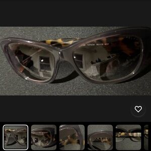 Ralph Lauren Purple and Tan Cat Eye Sunglasses